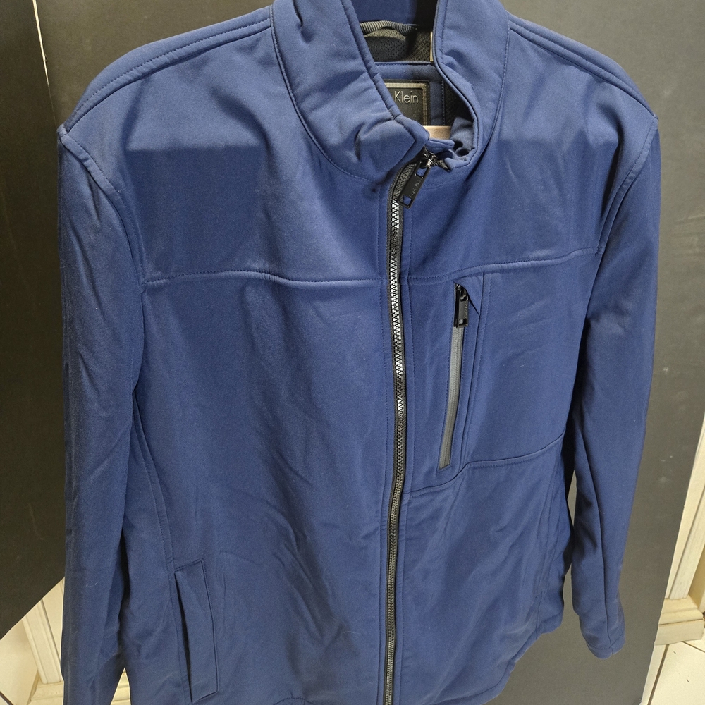 Calvin Klein Men's Blue Water Resistant Jacket Size L